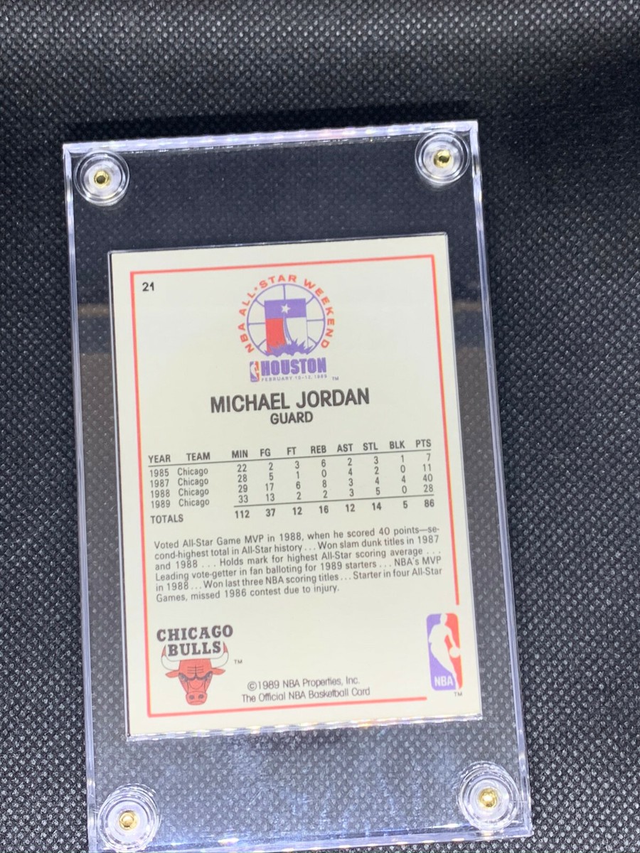 Michael Jordan (1989) NBA Hoops All Star Game # 21 | eBay