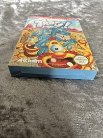 NES CIB Trog ! 1990 Nintendo Entertainment System Box Manual 