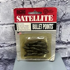 12 Pack Satellite Archery 100 Grain Bullet Points 21/64 Fits 2112 thru 2117.