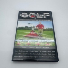 Swing Machine Golf Paul Wilson 4 DVD Set Instructional Lessons Iron Byron 2005