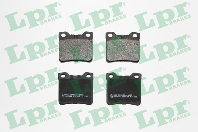 Plaquettes de frein arrière anti-bruit pour Peugeot 406 avec friction céramique 425266