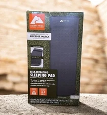 Ozark Trail Self-Inflating Sleep Pad W/ Pillow, R Value Of 5, (NEW)