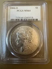 1884 O Morgan Silver Dollar MS64 (PCGS)