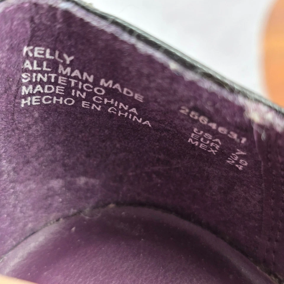 Zapatos de salón No Boundaries negros con punta abierta zapatos de fiesta elegantes para mujer talla 7 Foto 4 de 4