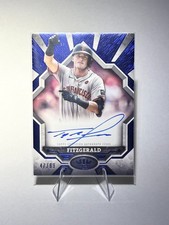 2025 Topps Tier One Tyler Fitzgerald Blue Foil On Card Auto /99 Giants #BOA-TF