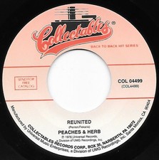 Peaches  Herb - Reunited / Shake Your Groove Thing - Used Vinyl Reco - C7294z