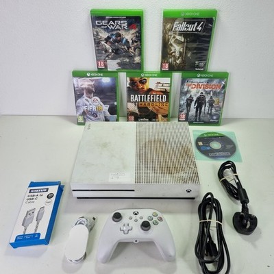 Xbox One S 1Tb Spielekonsole + Kabel + Controller mit Kabel | + 6 Spiele + GRATISVERSAND