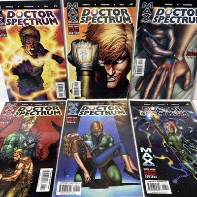 Doctor Spectrum #1-6 Marvel Max Comics 2004 Complete Set! *VF-NM*