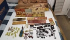 Vintage Marx Western Town Playset Tin Buildings w/Box & Accessories #4229 1950's