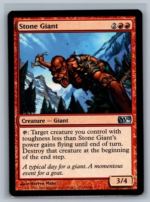 Magic The Gathering Magic 2010 Stone Giant #159/249 MTG TCG CCG M10