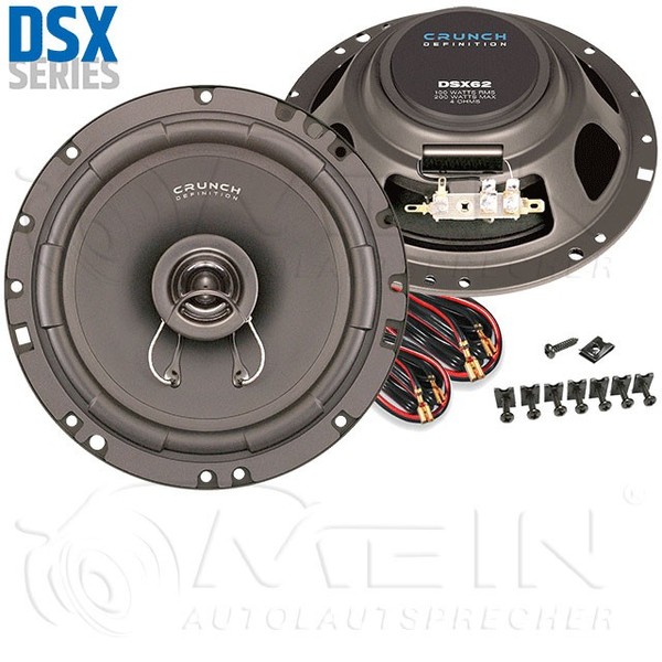Crunch Auto Lautsprecher FüR Alfa Romeo 33 1983-1994 Heckablage Koax 200W #Aagw-image