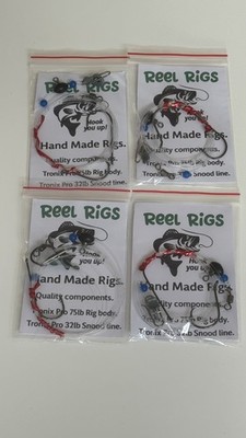 Pulley Pennel Rigs x 4 Quality Sea Rigs - Rough Ground Dorsch Rigs Circle Hook 5/0