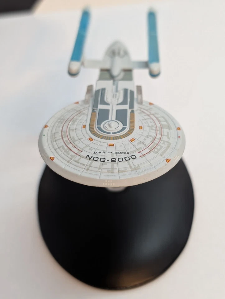 USS Excelsior Star Trek Eaglemoss NCC-2000 #8 - Modelo solamente Foto 2 de 2