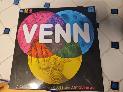 VENN Game by USAopoly Un gioco intelligente, dove indizi e arte si sovrappongono - NUOVO SIGILLATO!!