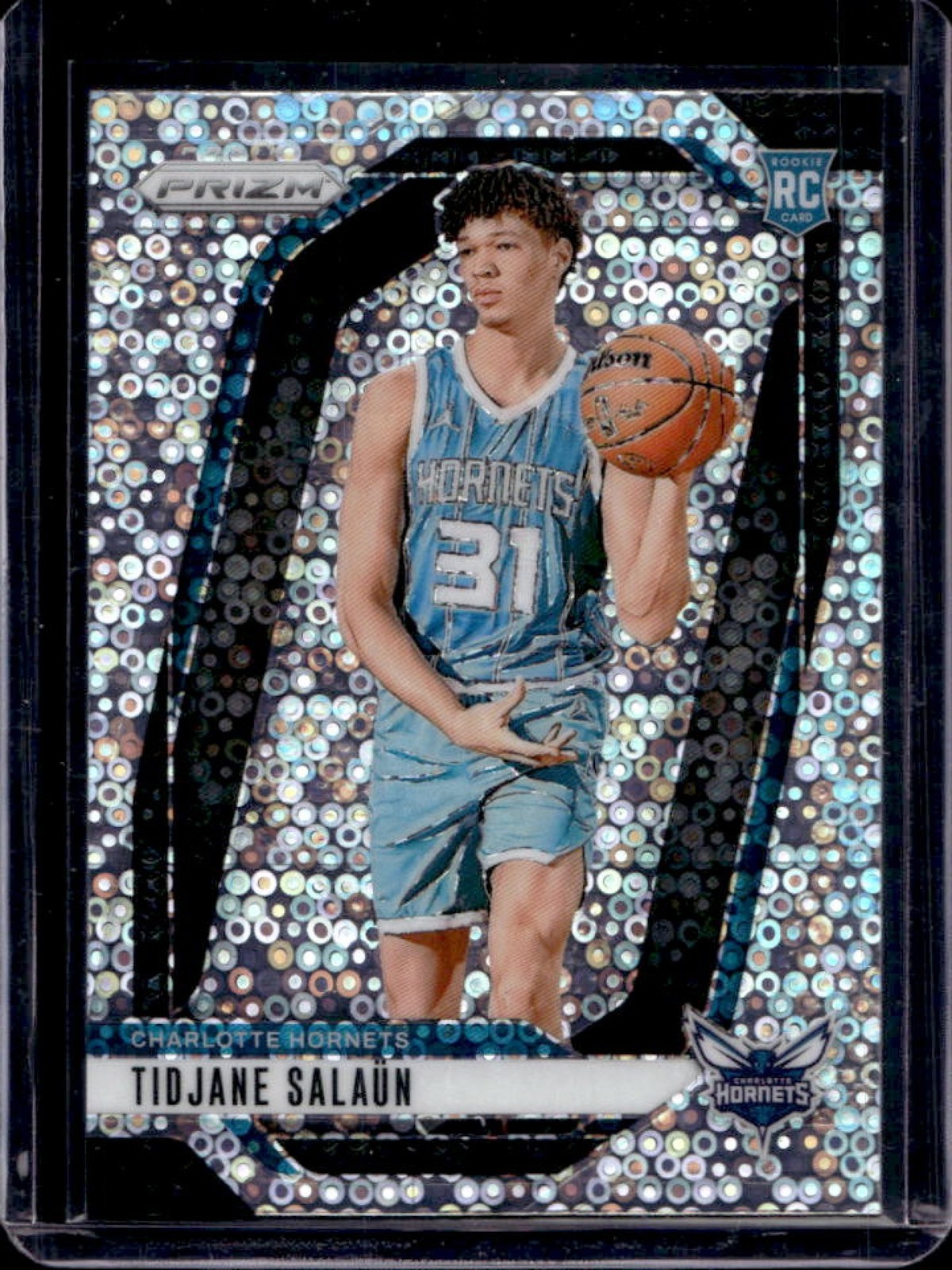 2024-25 Prizm Tidjane Salaun RC Fast Break Rookie #262 Hornets