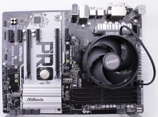 ASRock AB350 Pro4 Motherboard AMD Ryzen 5 1500X @ 3.5GHz
