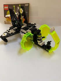 VINTAGE BLACKTRON II LEGO KITS 6851 Tri-Wheel Tyrax 6887 Allied Avenger-COMPLETE