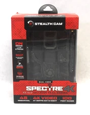NIB Stealth Cam Dual Core Spectre 4K No Glo Cellular Trail Cam 48MP 100FT Range