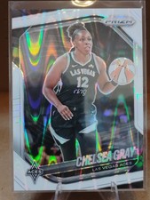 2025 Panini Prizm WNBA White Seismic Prizm #111 Chelsea Gray