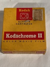 Vintage Kodachrome II Movie Film Super 8 Cartridge Type A 50ft Brand New Sealed