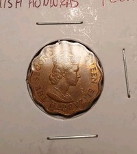 1964 British Honduras 1 Cent Coin EF