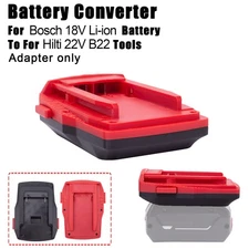 New Adapter For Bosch 18V Li-ion Battery to fits for Hilti 22V Cordless Tools