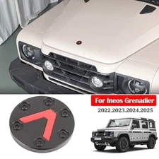 Engine Hood Emblem Badge V-shaped Trim For INEOS Grenadier 24+ Replacement Parts