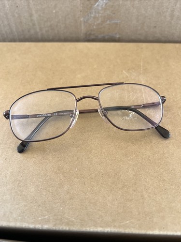 Luxottica LU1339 Gunmetal Pilot Metal Sunglasses FRAMES ONLY W Case