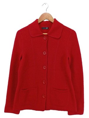 ZAB Wollmantel Damen Mantel Gr. DE 38 rot Casual-Look