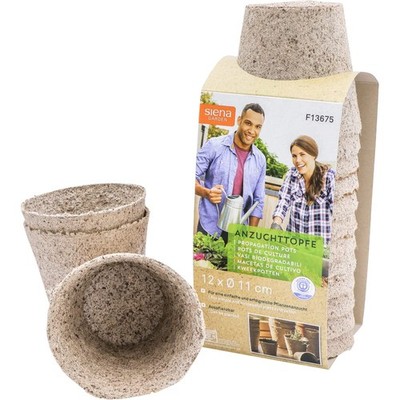 Siena Garden Bio-Anzuchttopfe 11cm (12 S NEW
