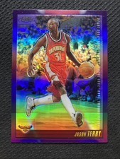 2000-01 Topps Chrome Purple Refractor Jason Terry #19 Atlanta Hawks