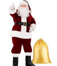 Santa Claus Costume for Men Santa Costume Santa Suit Adults Men Santa Outfit ...