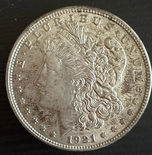 1921 Morgan Silver Dollar.  VG.