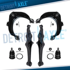 6pc Front Upper Lower Control Arm and Ball Joint for Acura CL TL Honda Accord