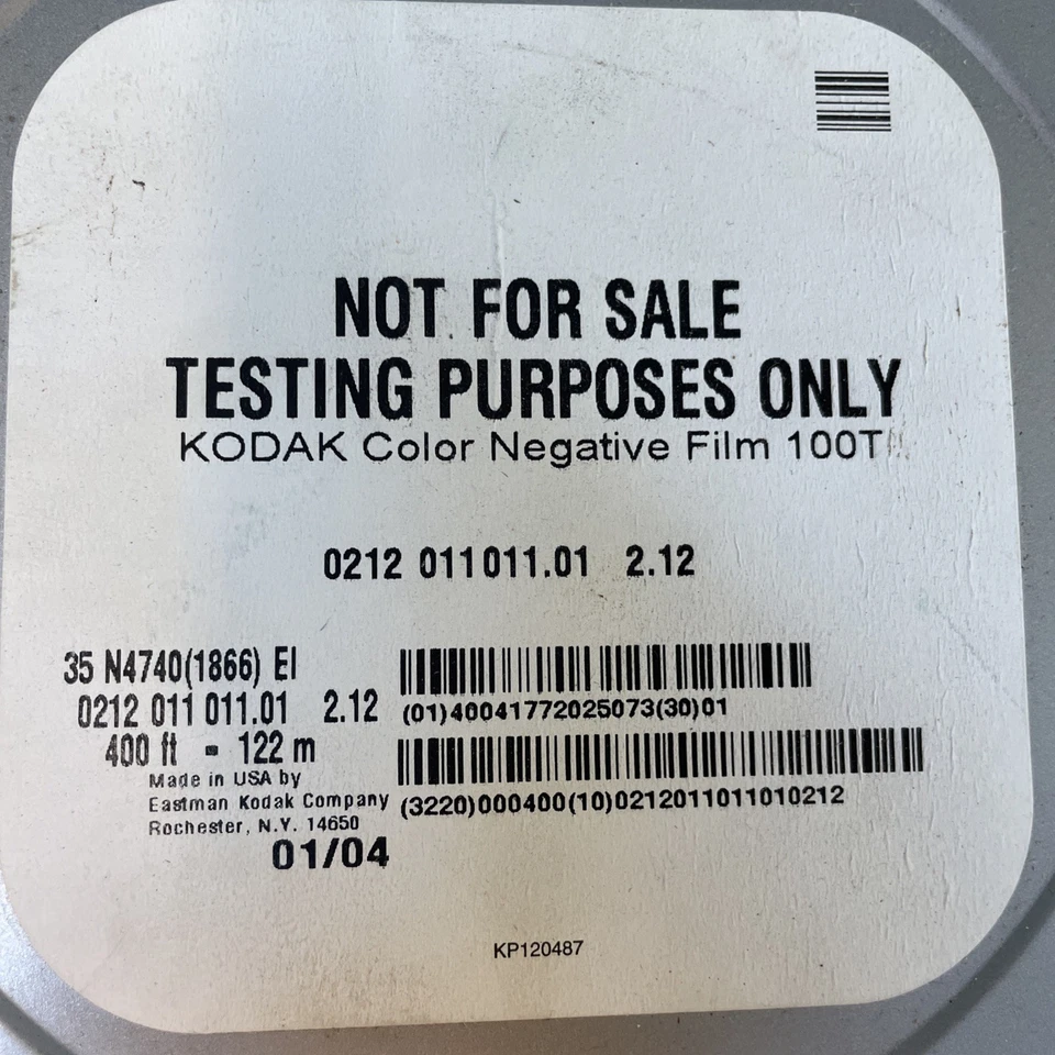 Kodak Color Negative 100T 35mm film- Super Rare - Testing Purpose Sealed- 400ft - Image 2 of 4