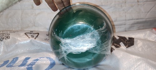 Vintage Green Construction Flare Smudge Pot - Picture 8 of 9