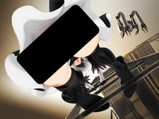 NieR Automata 2B full art waifu anime print #95