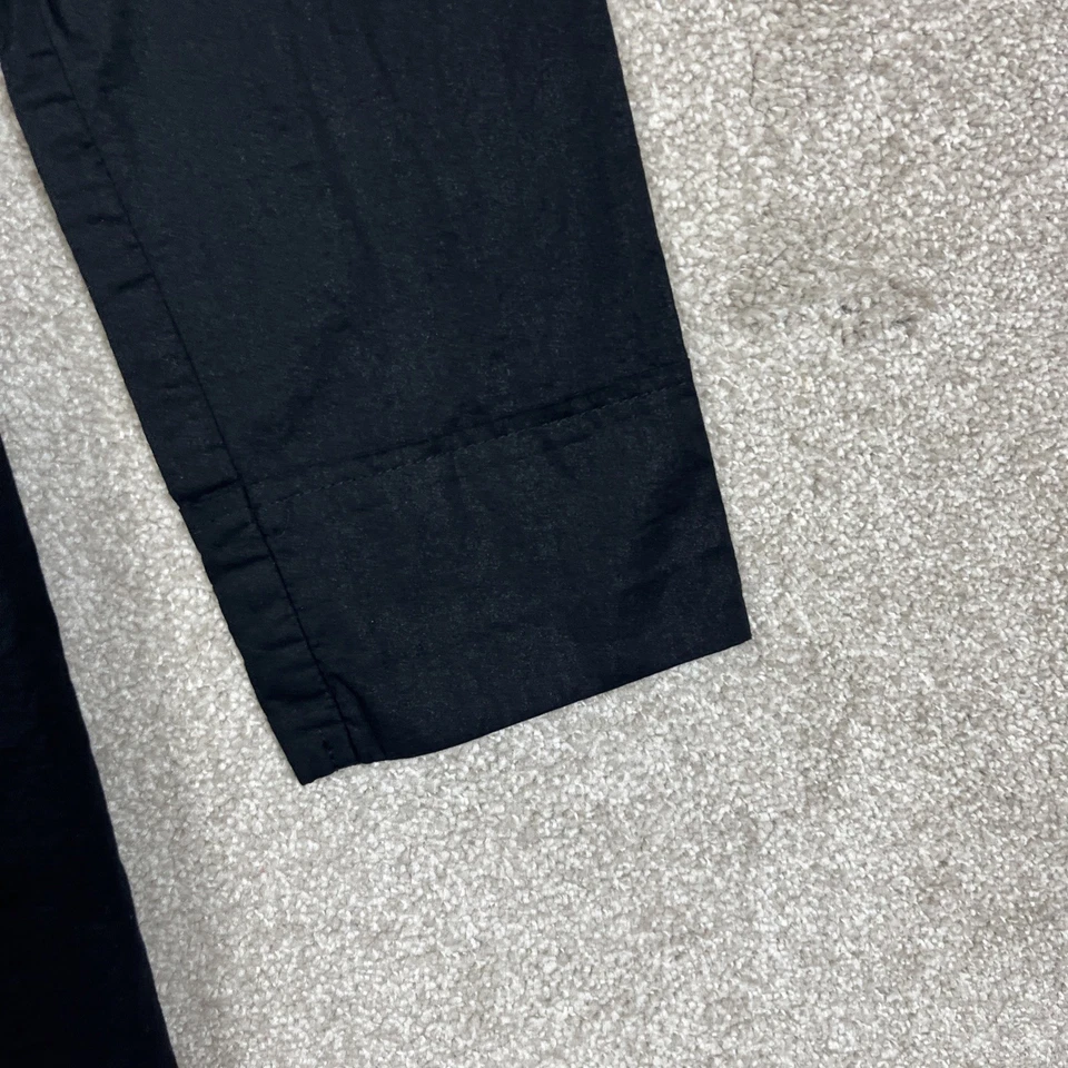BCBG Maxazria 衬衫连衣裙女式中号黑色棉腰带纽扣前襟 - 3939 — 第 2/4 张图片