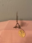 Vtg Bovano Cheshire, CT Enamel on Copper Female Cardinal  on Stand w/tags — photo 2