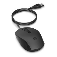 HP 150 Wired Mouse- Elegant Ergonomic Design, 1600 DPI Optical Tracking