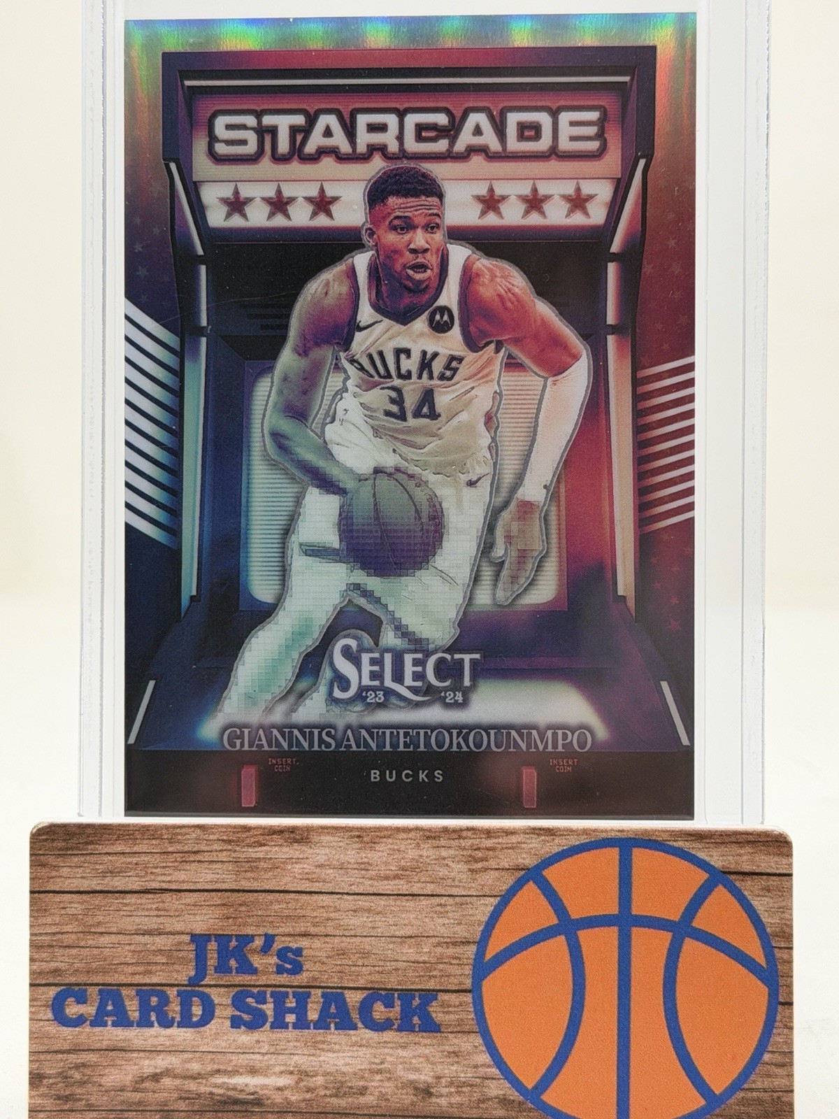 2023-24 Panini Select Giannis Antetokounmpo Starcade #19 Milwaukee Bucks