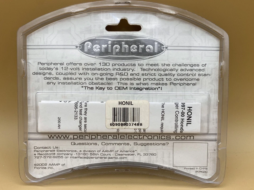 Peripheral HONIL 98-99 Honda Accord 99 Civic CRV Odyssey Alpine M-Bus Changers - Image 2 of 3