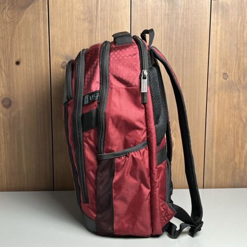 Samsonite CARRIER GSD Travel Backpack RED TSA Approved - Picture 4 of 21