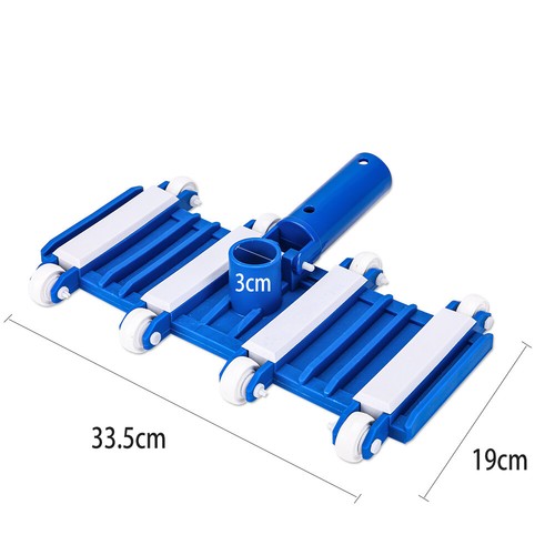 14" Pool Set Vinyl Vacuum Vac Head Heavy Duty Fibreglass Concrete Cleaner Tool - Picture 13 of 24