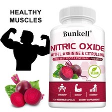 Nitric Oxide Booster Supplement - Enjoy Vitality of Muscle Cells and Body