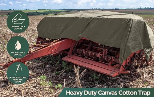 Chicago Canvas Supply 21 oz Heavy Duty Canvas Tarp 10 feet x 12 feet - New! - Bild 8 von 8