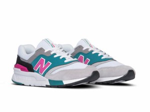 new balance green and pink