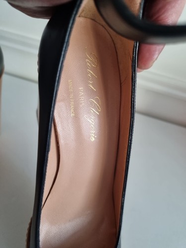 Zapatos para mujer ROBERT CLERGERIE CUÑAS TACONES de cuero negro talla UK 37 - Imagen 13 de 24