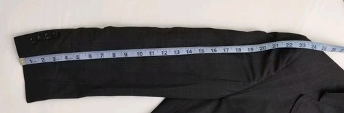 Samuelsohn J.P Tilford SB Todd Super 130's Men Gray 2 Piece Suit Size 40R W34X29 - Picture 12 of 21