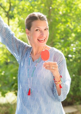 Halskette Santorini Salina Overbeck And Friends Kette Glasperlen